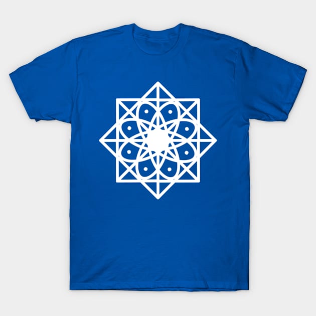 Geometric snowflake T-Shirt by Katya Kamenskaya